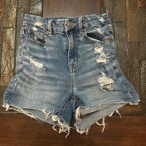 American Eagle Women’s Ripped Denim Shorts